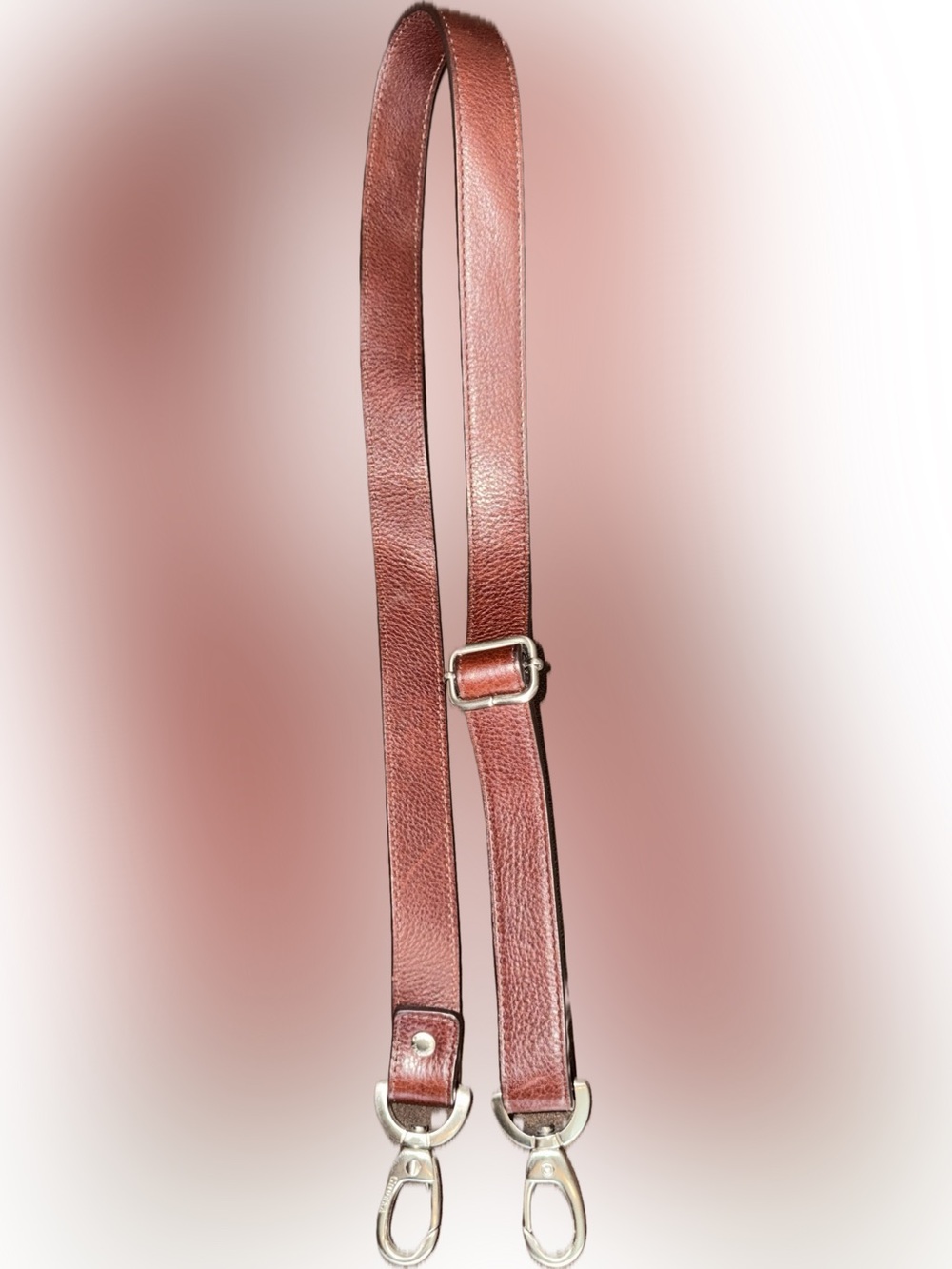 Brown Churka Leather Handbag, Detachable Shoulder Strap, Suede, Like New! - Picture 4 of 6